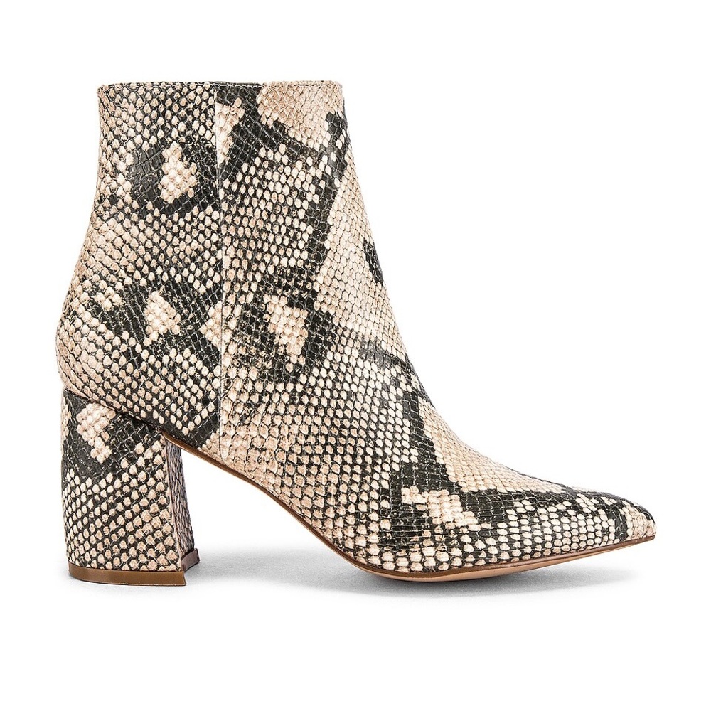 Steve Madden Nadalie Bootie Snakeskin 7.5